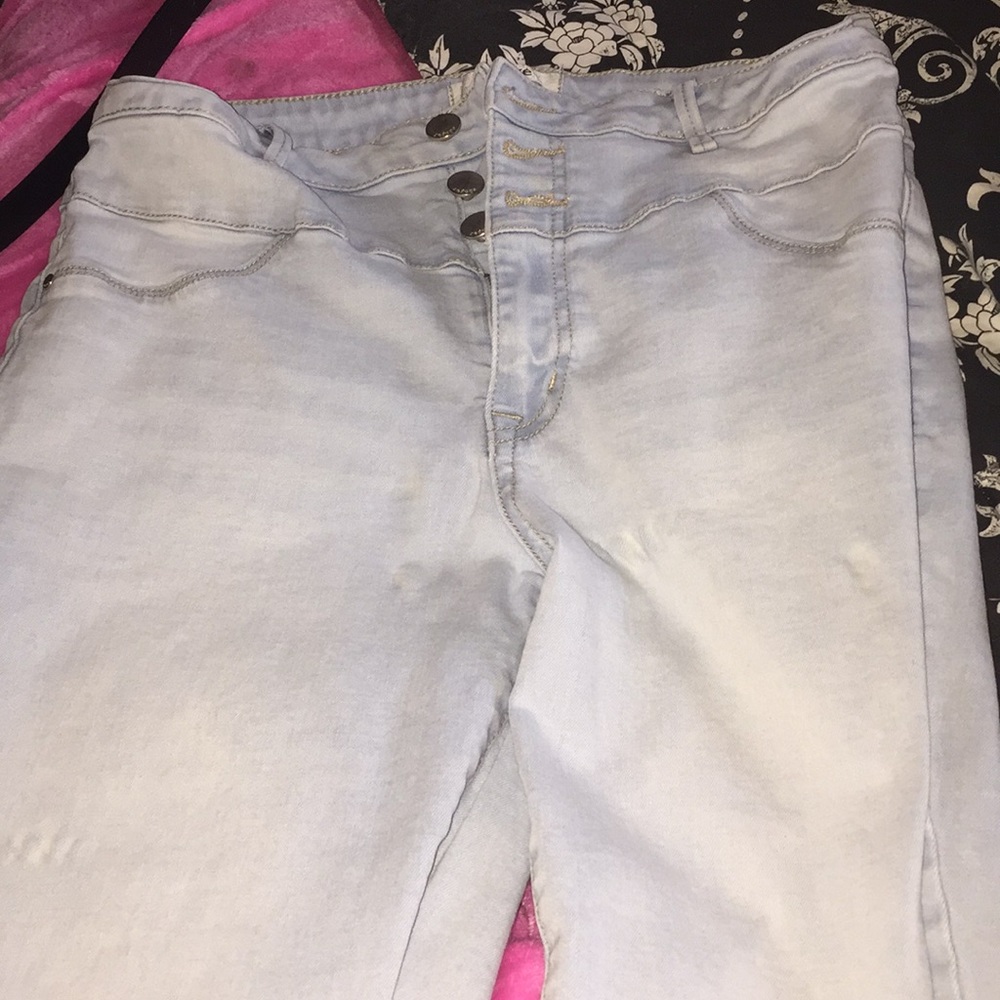 Light blue jeans